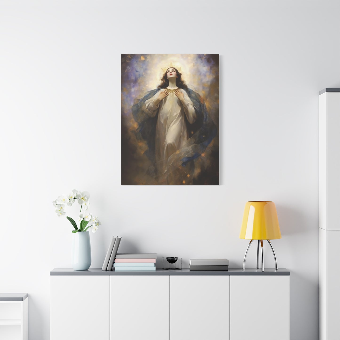 The Assumption of Mary - Museum Wrapped Canvas - Sanctified Souls Print - Religious Art for your Home