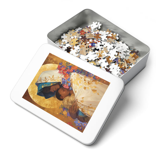 Divine Radiance- Our Lady of Kibeho's Blessing - Puzzle and Keepsake Tin - Religious (30, 110, 252, 500,1000) - Religious Puzzle - Religious
