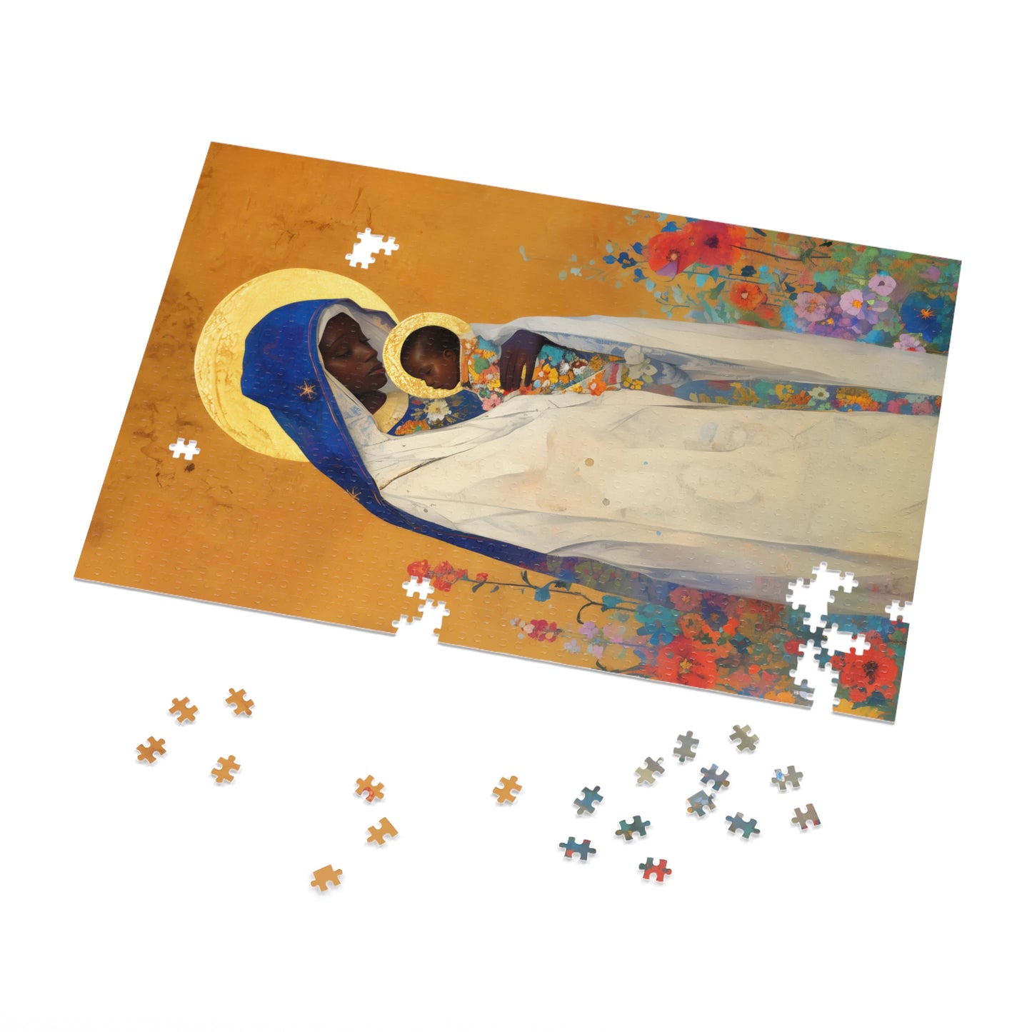 The Divine Embrace- Our Lady of Kibeho's Love - Puzzle and Keepsake Tin - Religious (30, 110, 252, 500,1000) - Religious Puzzle - Religious