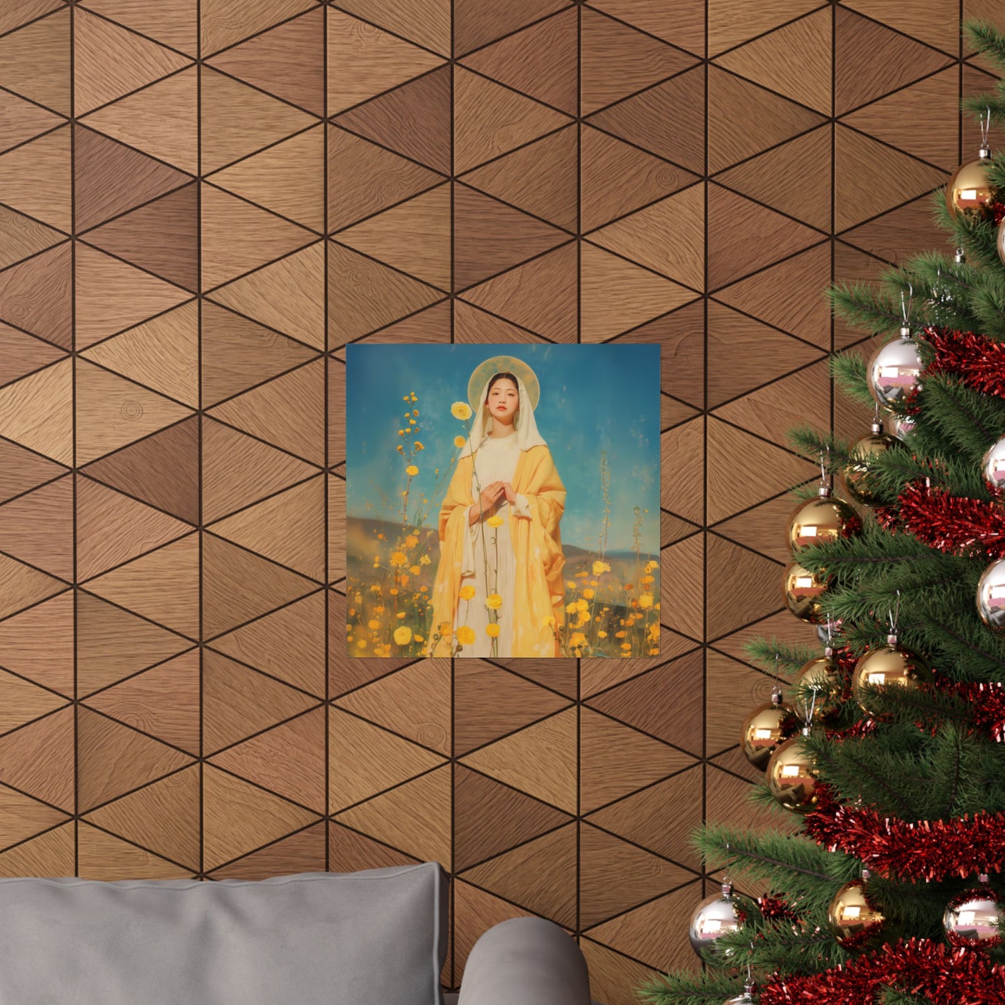 Saint Agatha Lin - Sanctified Souls Print - Multiple Sizes - Premium Matte Vertical Posters