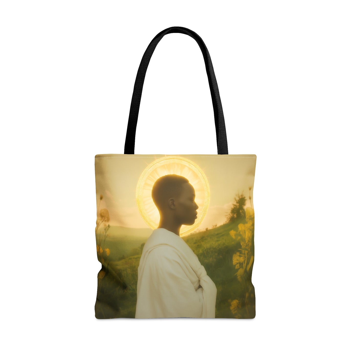 Saint Charles Lwanga - Tote Bag - Large Medium Small Faith Art Bag - Bible Study Faith Purse - Double Sided