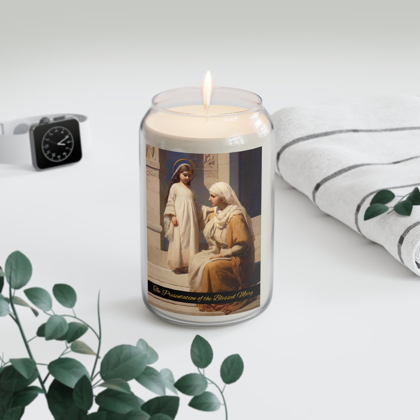 The Feast of the Presentation of the Blessed Mary - Scented Prayer Candle, 13.75oz - Tall Size - Religious Prayer Candle - Catholic Saint