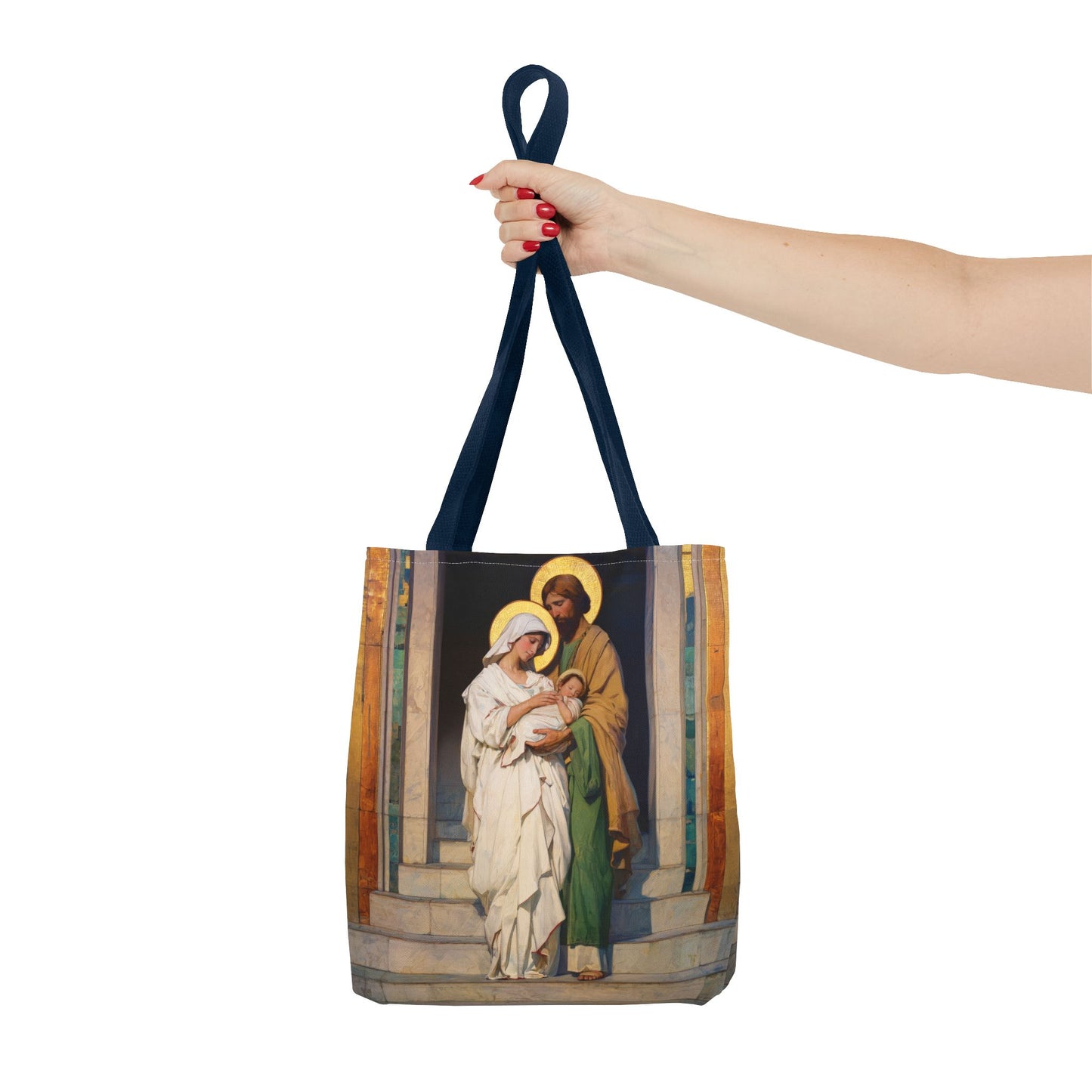 The Feast of the Presentation of the Lord - Holy Family - Tote Bag - Large Medium Small Faith Art Bag - Re-usable Tote Purse - Double Sided