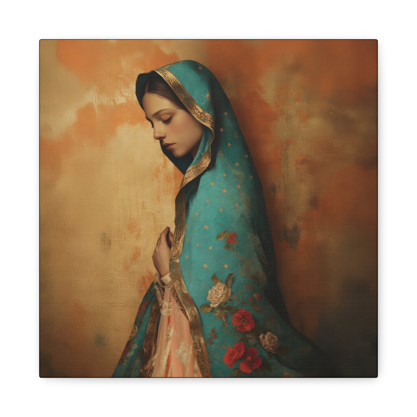 Our Lady of Guadalupe - Gallery Wrapped Canvas - Print - Religious Art for your Home - Catholic Art