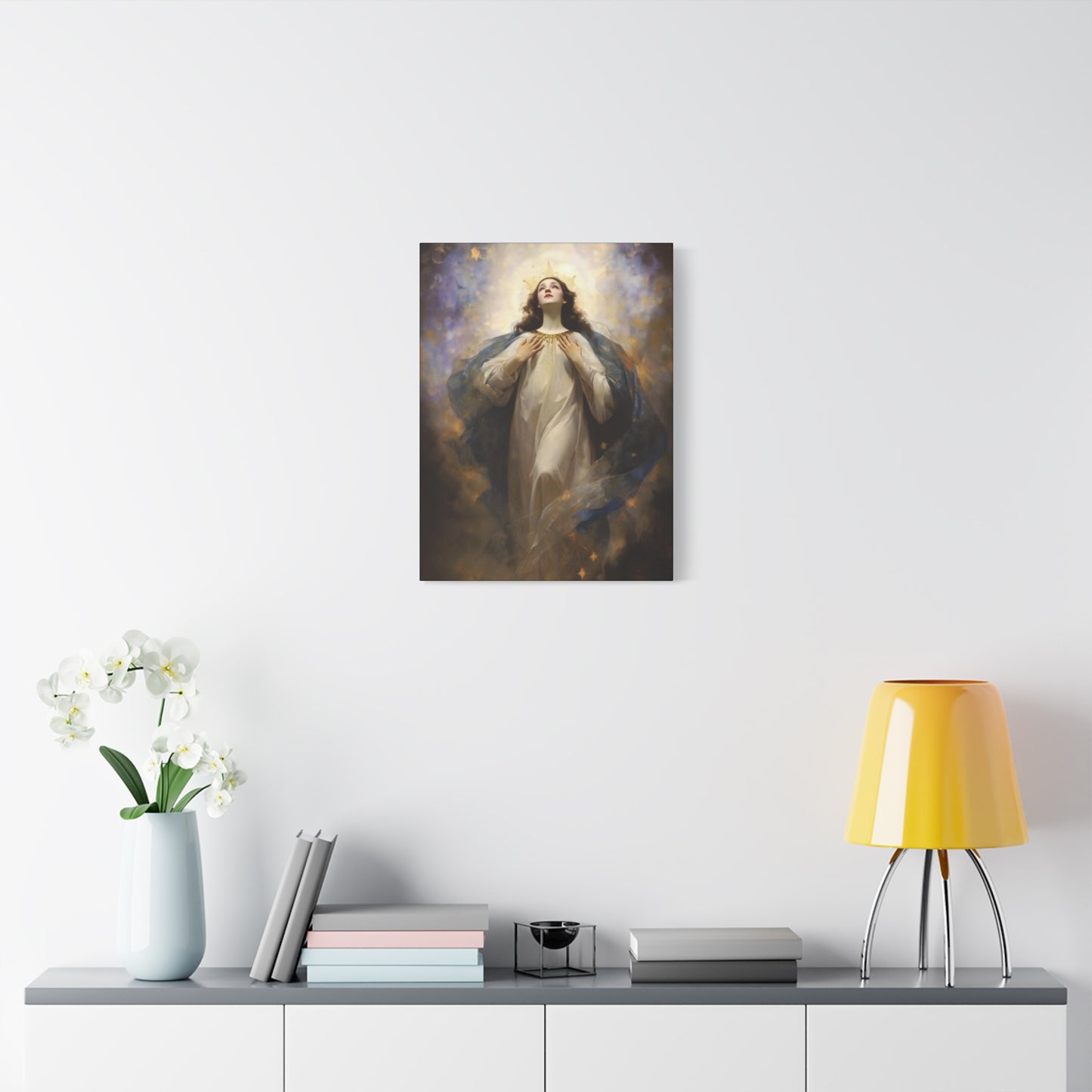 The Assumption of Mary - Museum Wrapped Canvas - Sanctified Souls Print - Religious Art for your Home