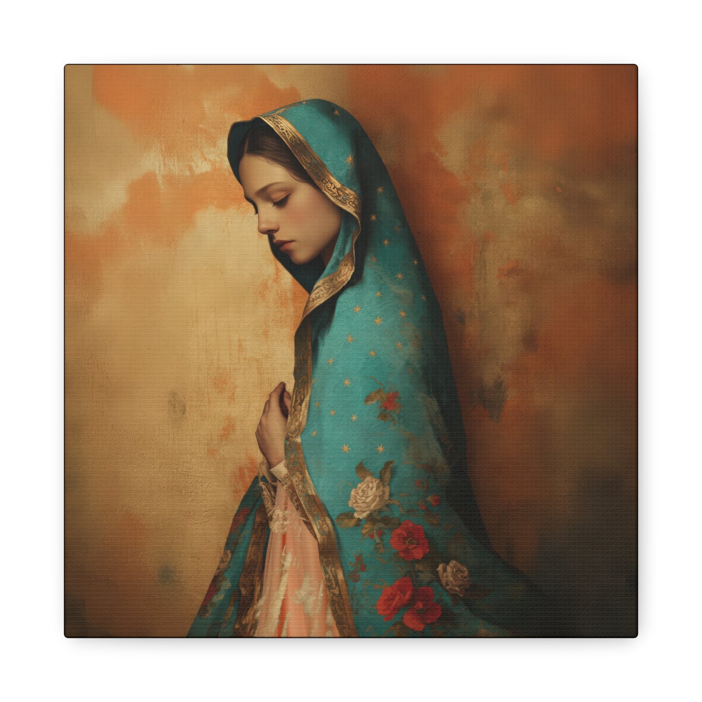 Our Lady of Guadalupe - Gallery Wrapped Canvas - Print - Religious Art for your Home - Catholic Art