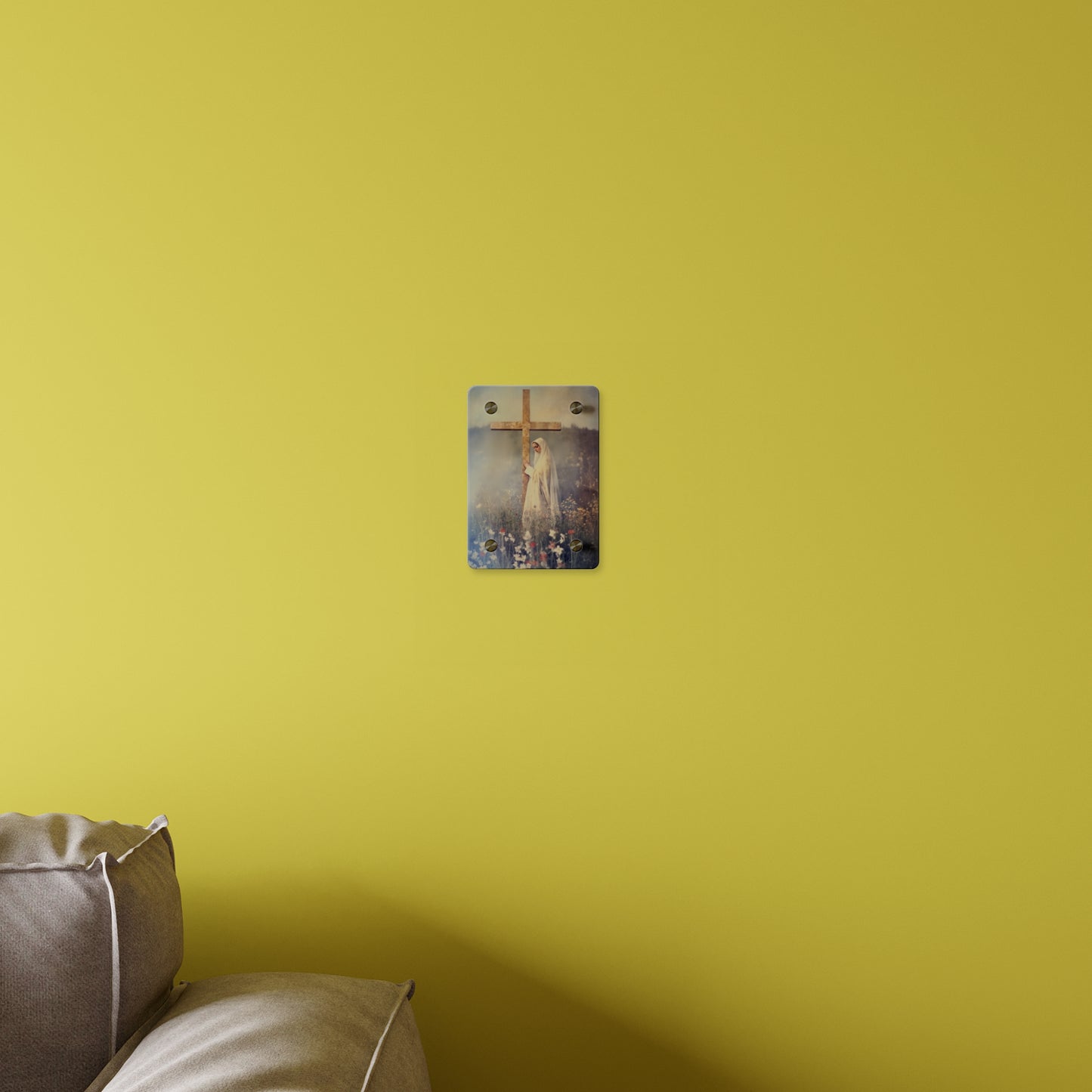 The Feast of the Exaltation of the Holy Cross Wall Art Panel - Ready to Hang Acrylic Print - Catholic Saint Art - Patron Saint Print