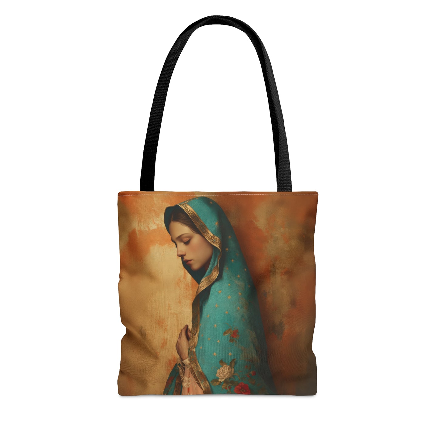 Our Lady of Guadalupe - Tote Bag - Large Medium Small Faith Art Bag - Catholic Faith Purse