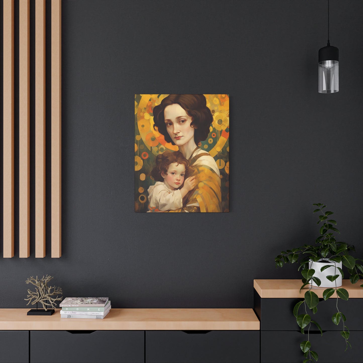 Saint Gianna Beretta Molla  - Gallery Wrapped Canvas - Sanctified Souls Print - Religious Art for your Home