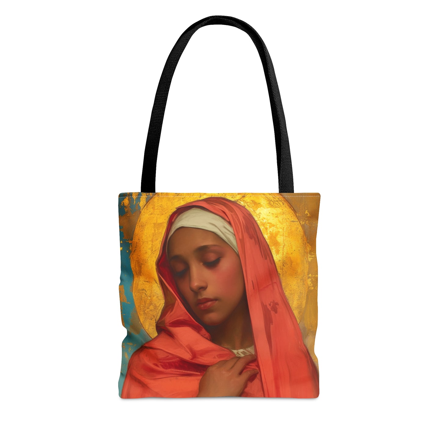 Saint Lea of Rome Tote Bag - Purse - Three sizes - Large Medium Small Faith Art Bag - Catholic faith inspired carry-all purse - Double Sided