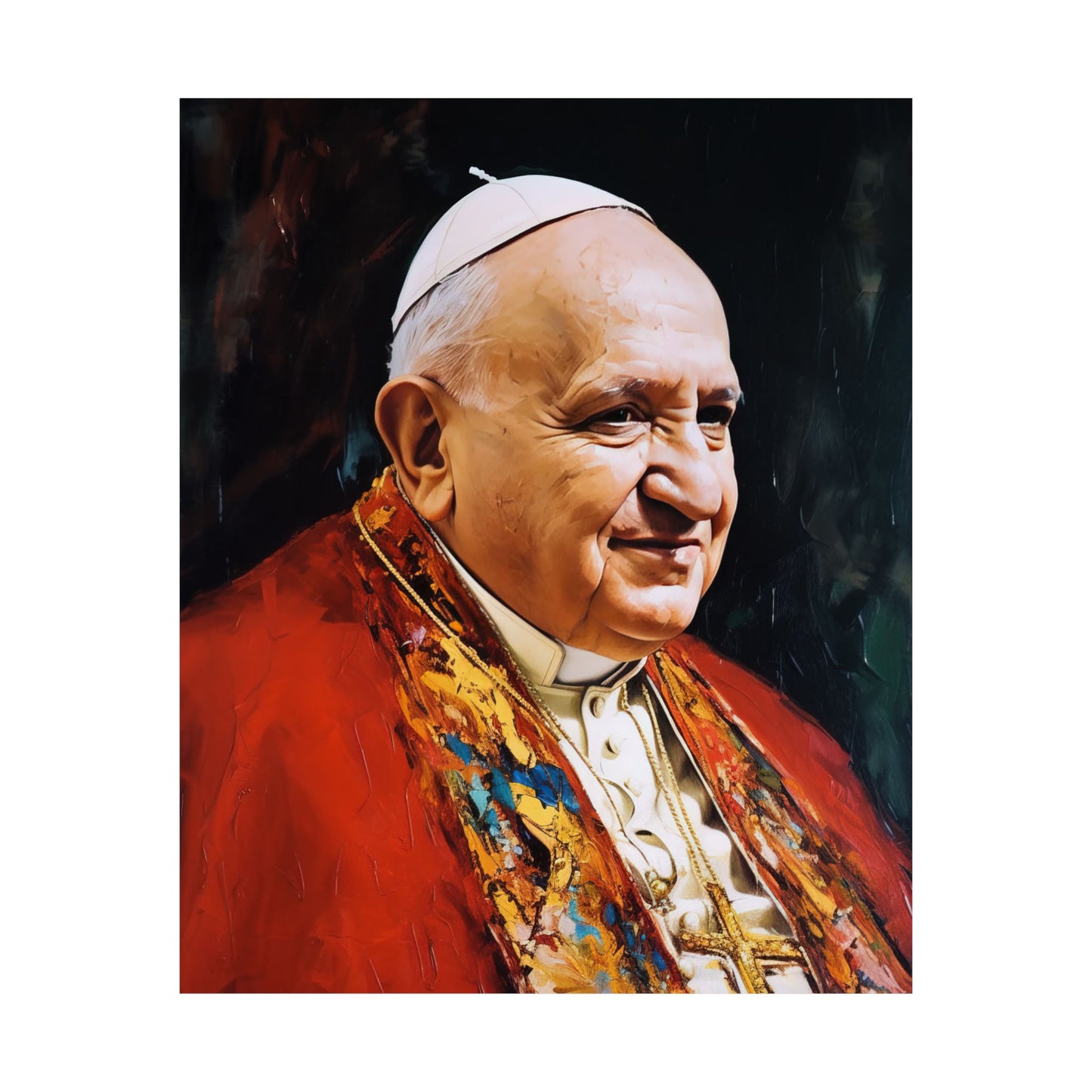 Pope Saint John XXIII - Sanctified Souls Print - Multiple Sizes - Premium Matte Vertical Posters