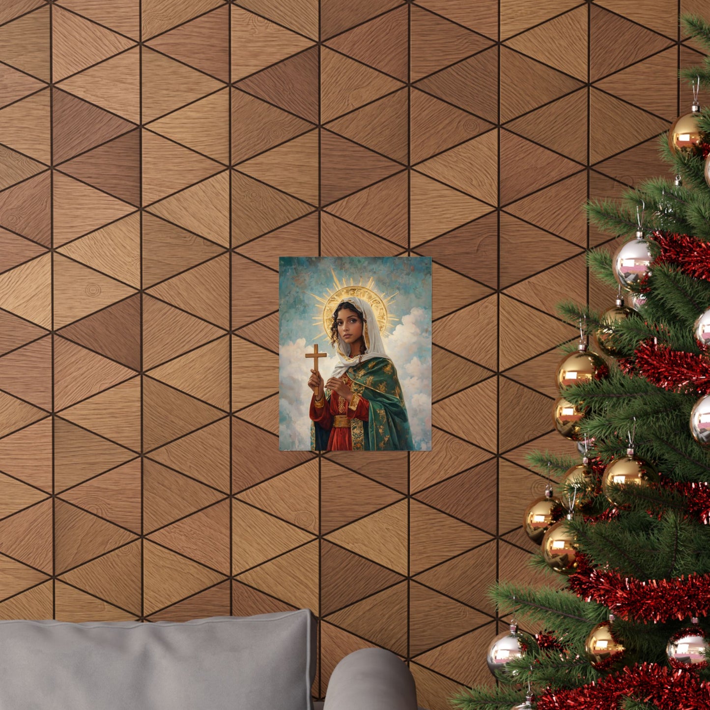 Saint Claudia - Sanctified Souls Print - Multiple Sizes - Premium Posters - Catholic Art - Christian - Gifts for Catholics - Prayer room art