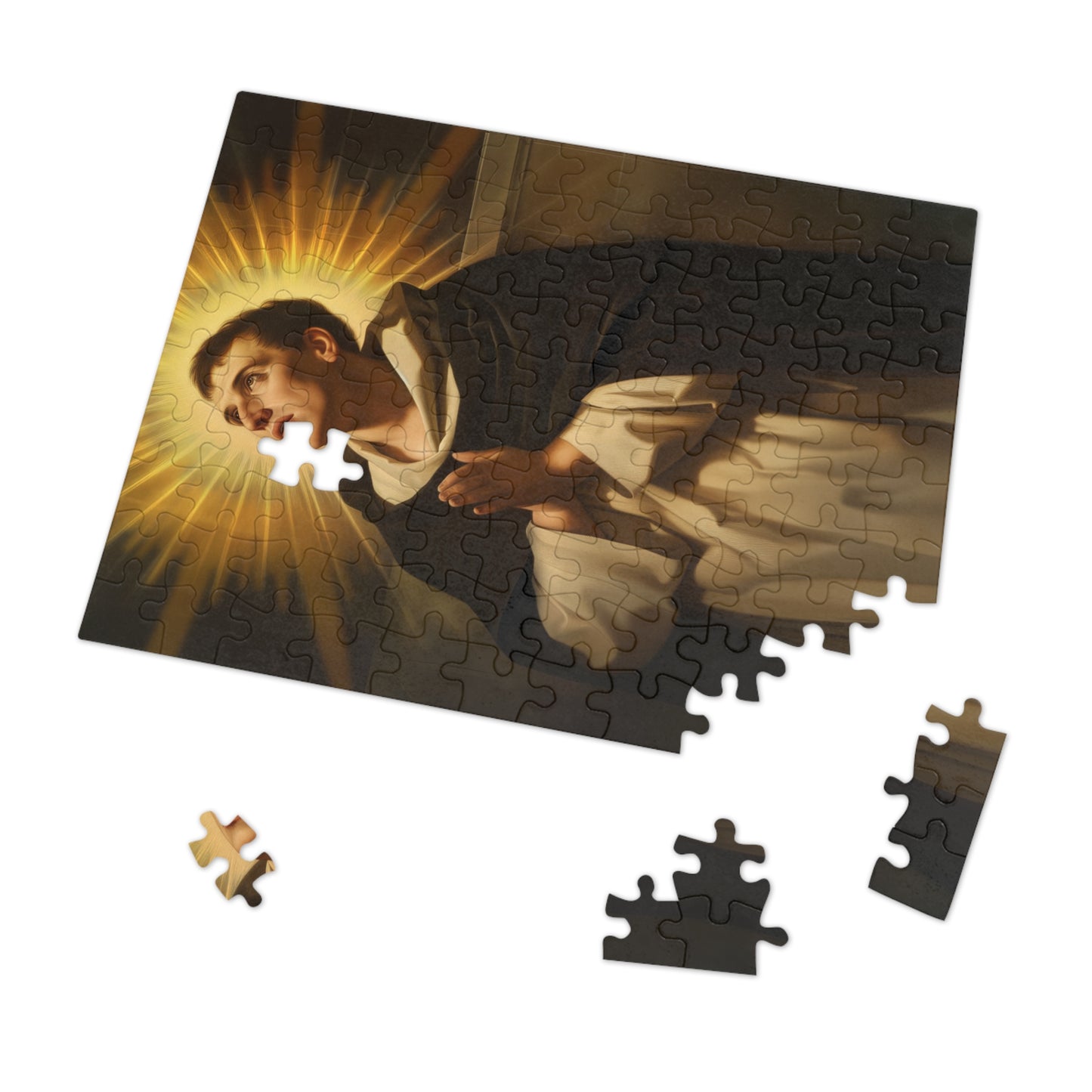 Saint Thomas Aquinas - Puzzle and Keepsake Tin - Religious Jigsaw Puzzle (30, 110, 252, 500,1000-Piece) - Religious Puzzle