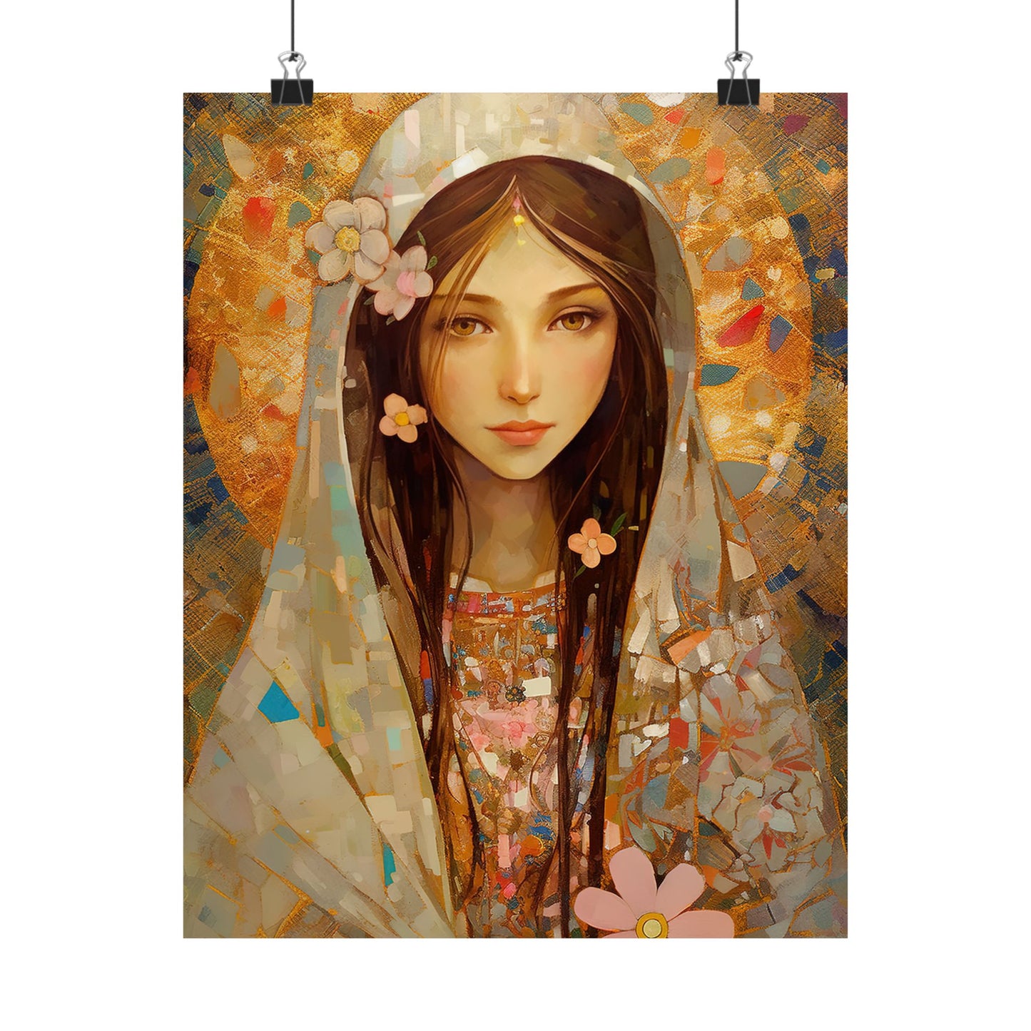 Saint Maria Goretti - Sanctified Souls Print - Multiple Sizes - Premium Matte Vertical Posters