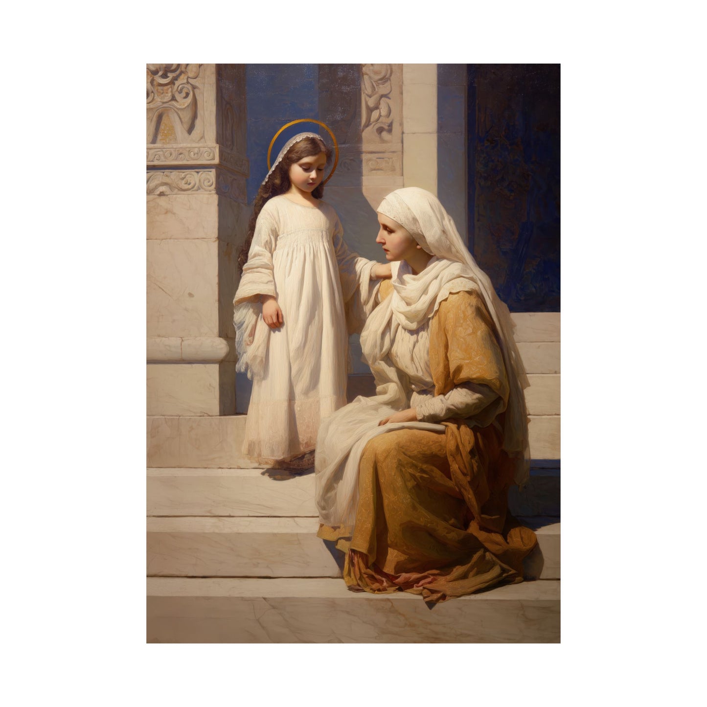 The Feast of the Presentation of the Blessed Mary - Sanctified Souls Print - Multiple Sizes - Premium Matte Vertical Posters