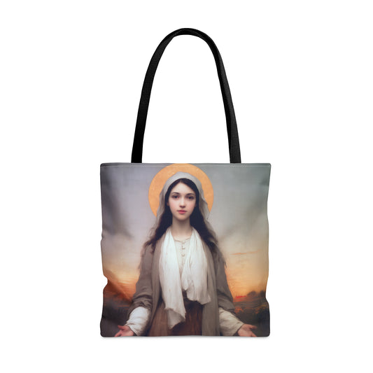 Saint Germaine Cousin - Tote Bag - Large Medium Small Faith Art Bag - Catholic Faith Purse