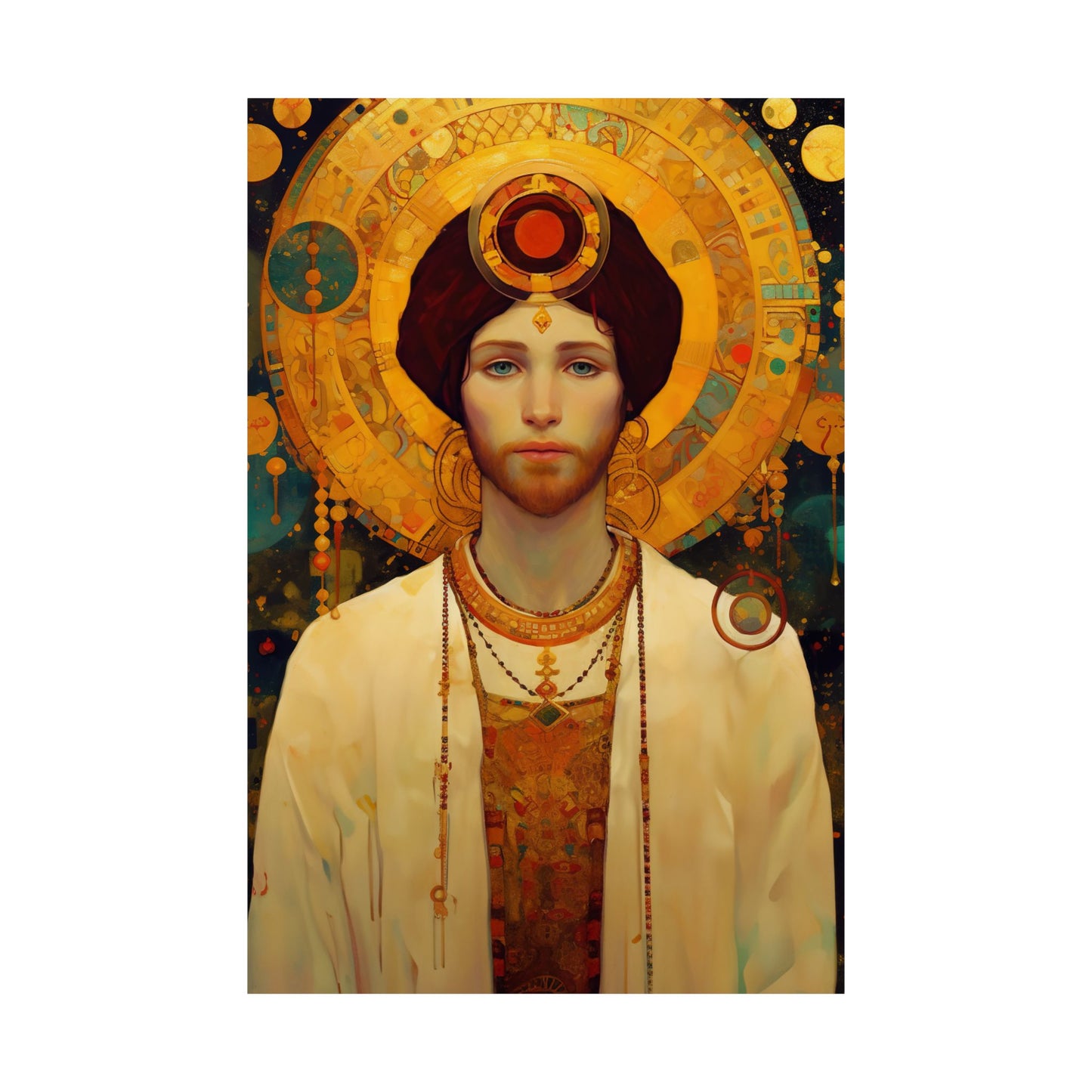 Saint Abdiesus - Sanctified Souls Print - Multiple Sizes - Premium Matte Vertical Posters