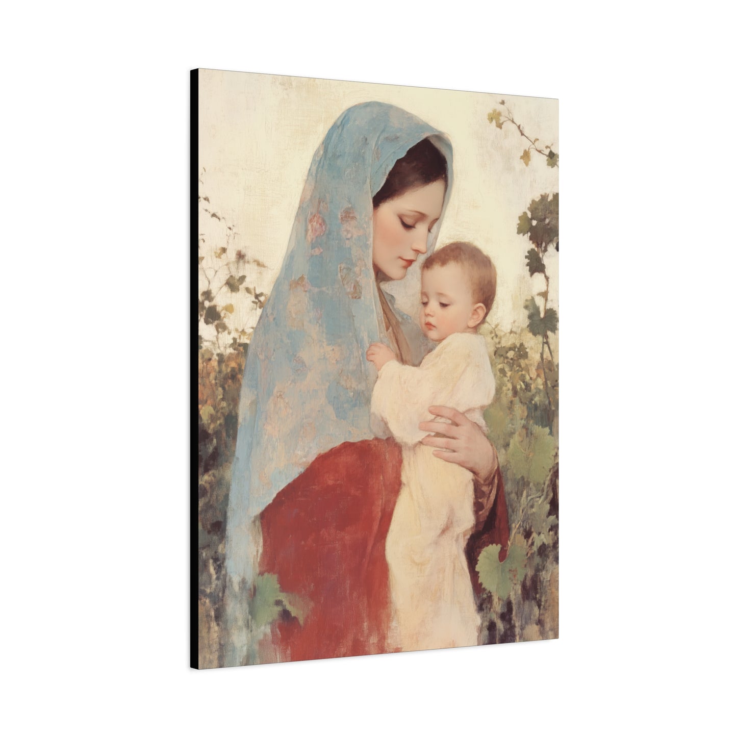 Our Lady of the Grapes / Out Lady of the Harvest - Gallery Wrapped Canvas - Print - Religious Art for your Home - Catholic Art