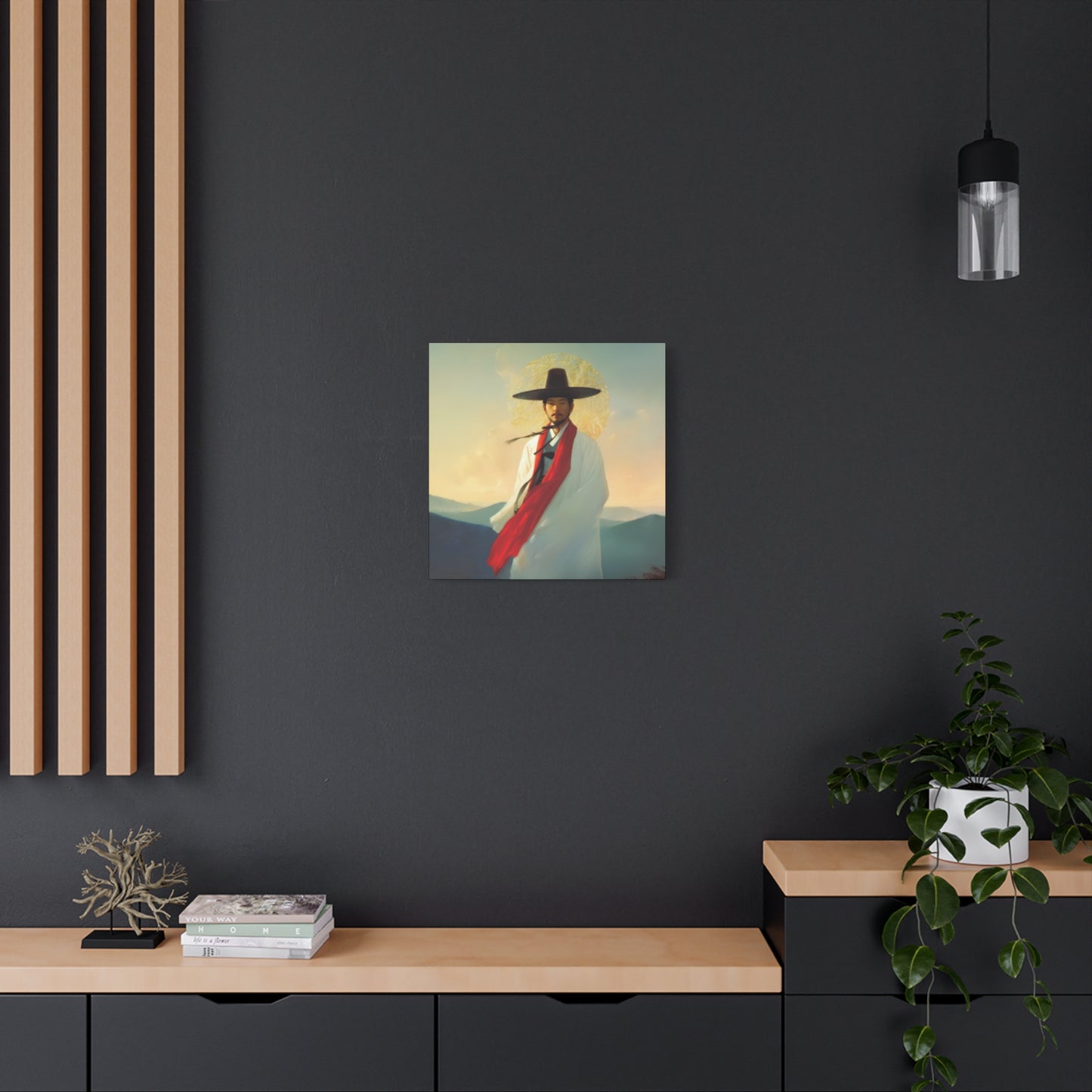 Saint Andrew Kim Taegon - Multiple Sizes - Catholic Home art - Museum Wrapped Canvas - Sanctified Souls Print - Martyr Saint