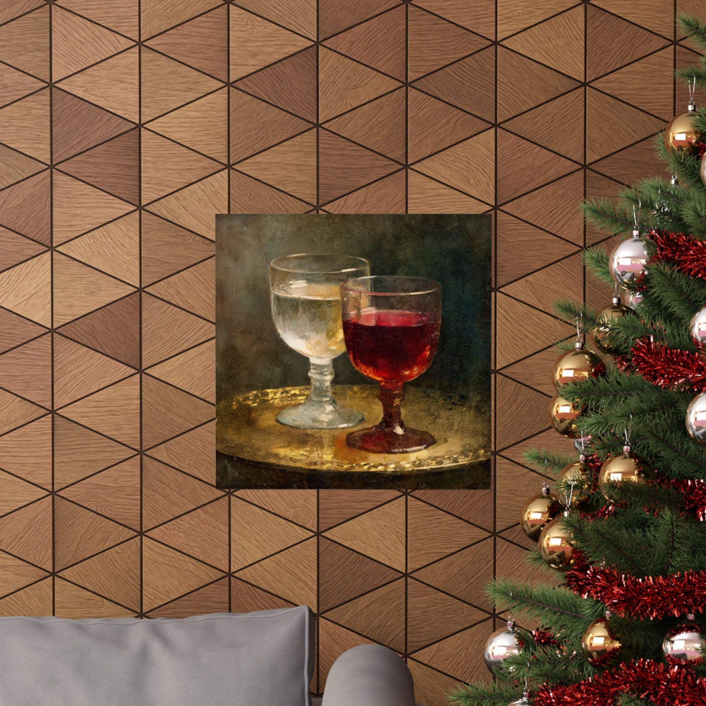 Cana and the Miracle of Abundance - Water into Wine - Sanctified Souls Print - Multiple Sizes - Premium Matte Vertical Posters