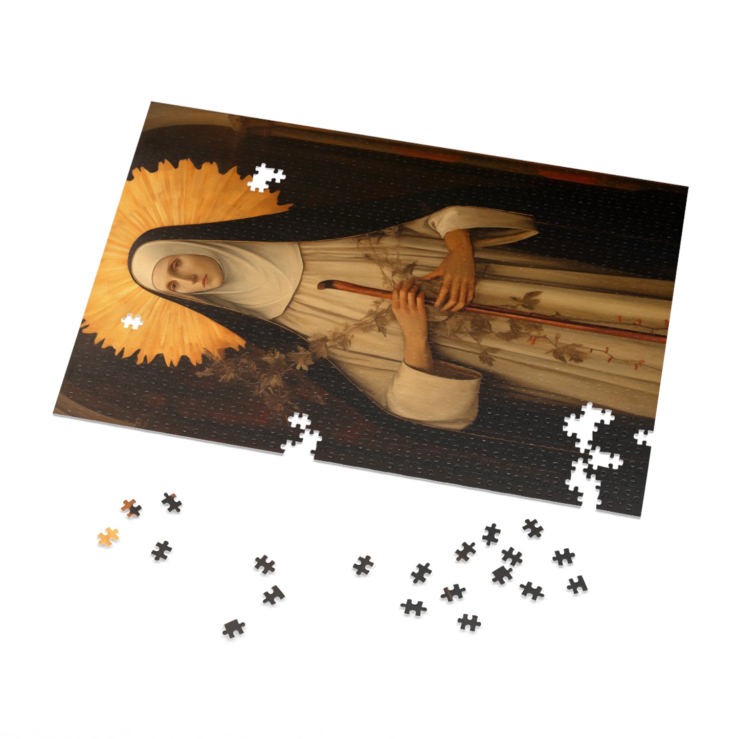 Saint Margaret of Castello - Puzzle and Keepsake Tin - Jigsaw Puzzle (30, 110, 252, 500,1000-Piece) - Religious Puzzle