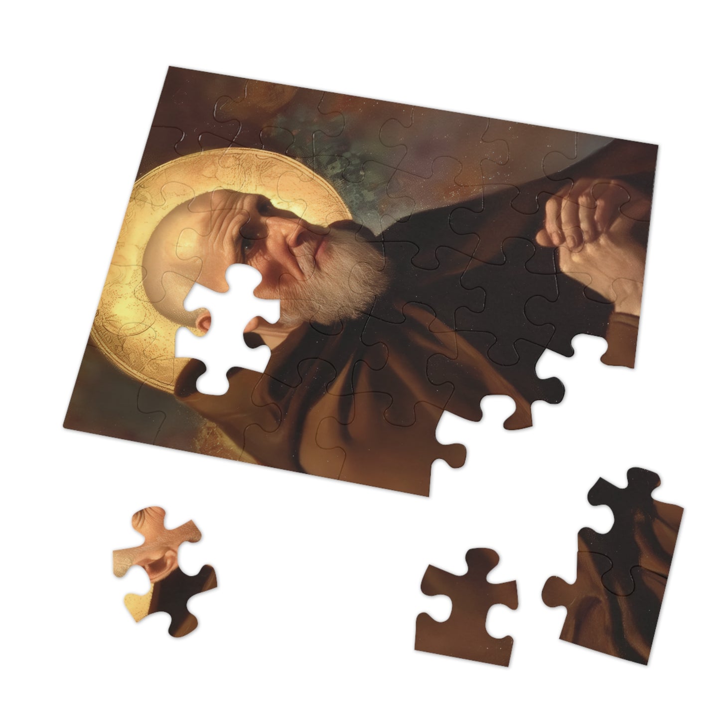 Saint Ignatius of Laconi - Puzzle & Keepsake Tin - Religious Jigsaw Puzzle (30, 110, 252, 500,1000-Piece)