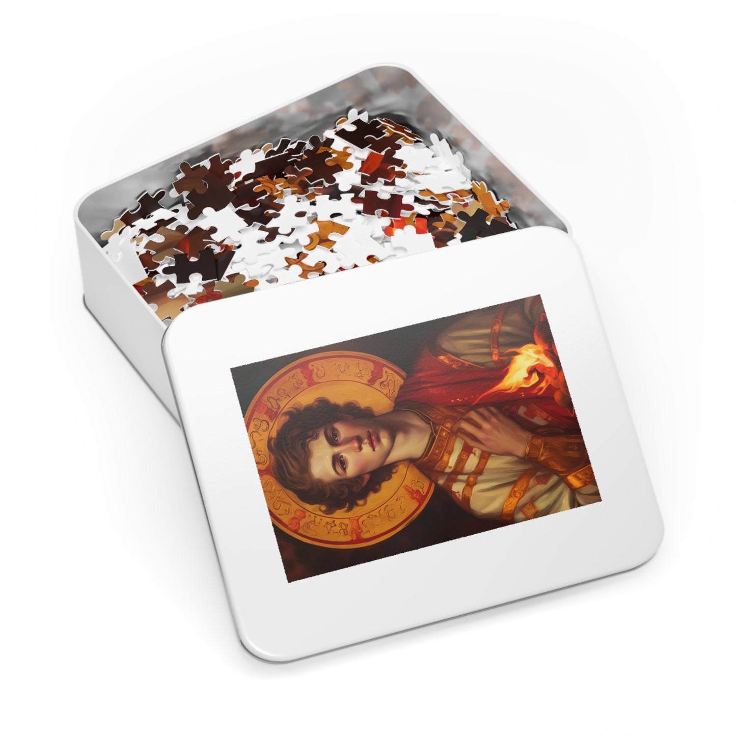 Saint Lawrence - Puzzle and Keepsake Tin - Religious Jigsaw Puzzle (30, 110, 252, 500,1000-Piece) - Religious Puzzle