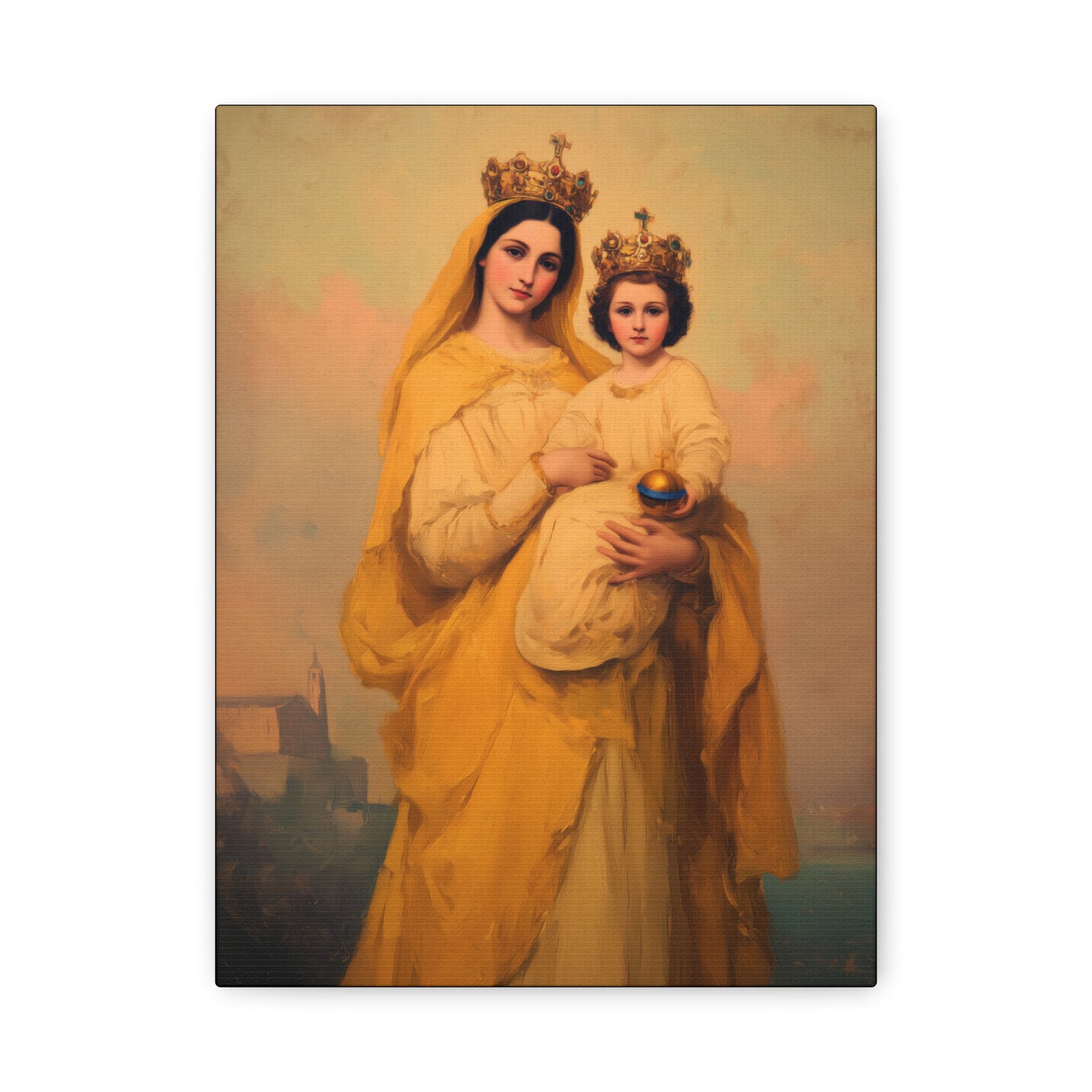 Our Lady of Prompt Succor - Gallery Wrapped Canvas - Print - Religious Art for your Home - Catholic