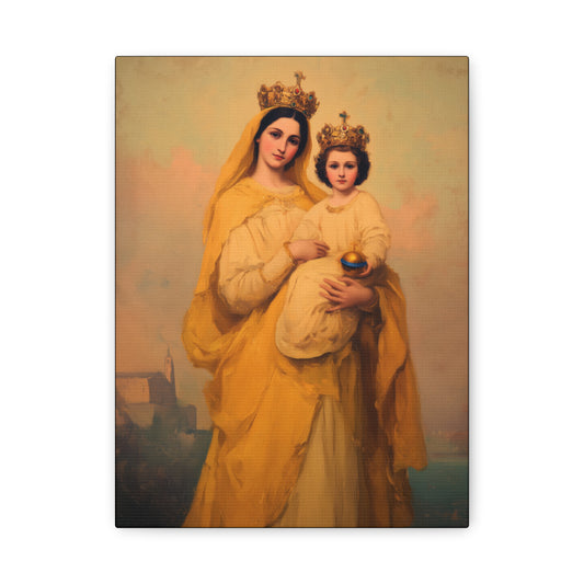 Our Lady of Prompt Succor - Gallery Wrapped Canvas - Print - Religious Art for your Home - Catholic