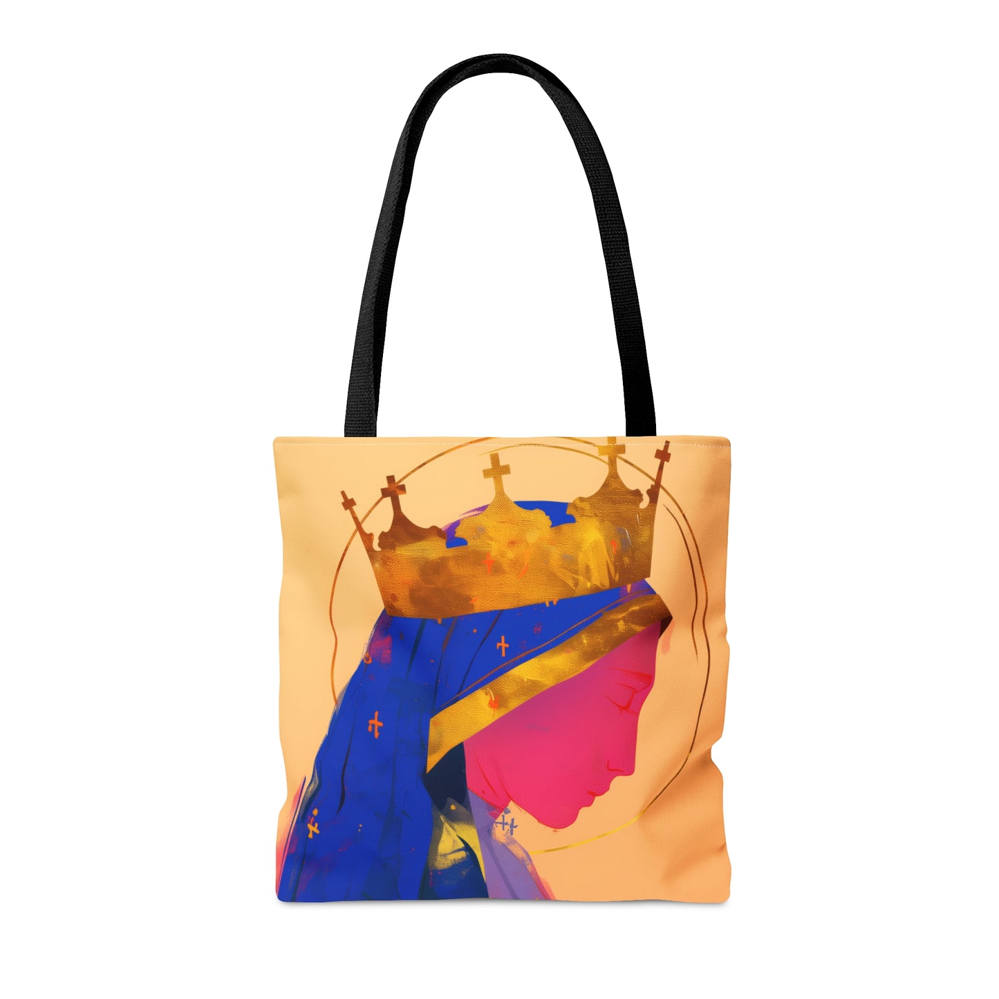 Mother Mary -  Source of Eternal Grace Tote Bag - Large Medium Small Faith Art Bag - Catholic Faith Purse - Religious Carry All