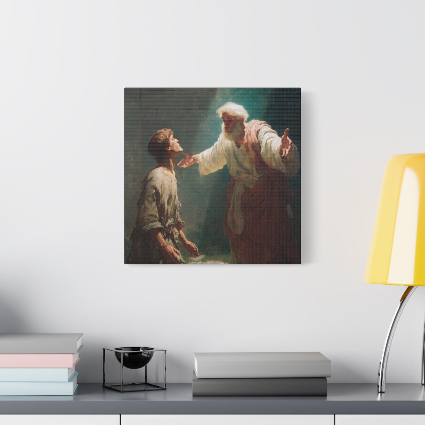 Homecoming of the Prodigal Son - Gallery Wrapped Canvas - Print - Religious Art for your Home - Catholic Art Print