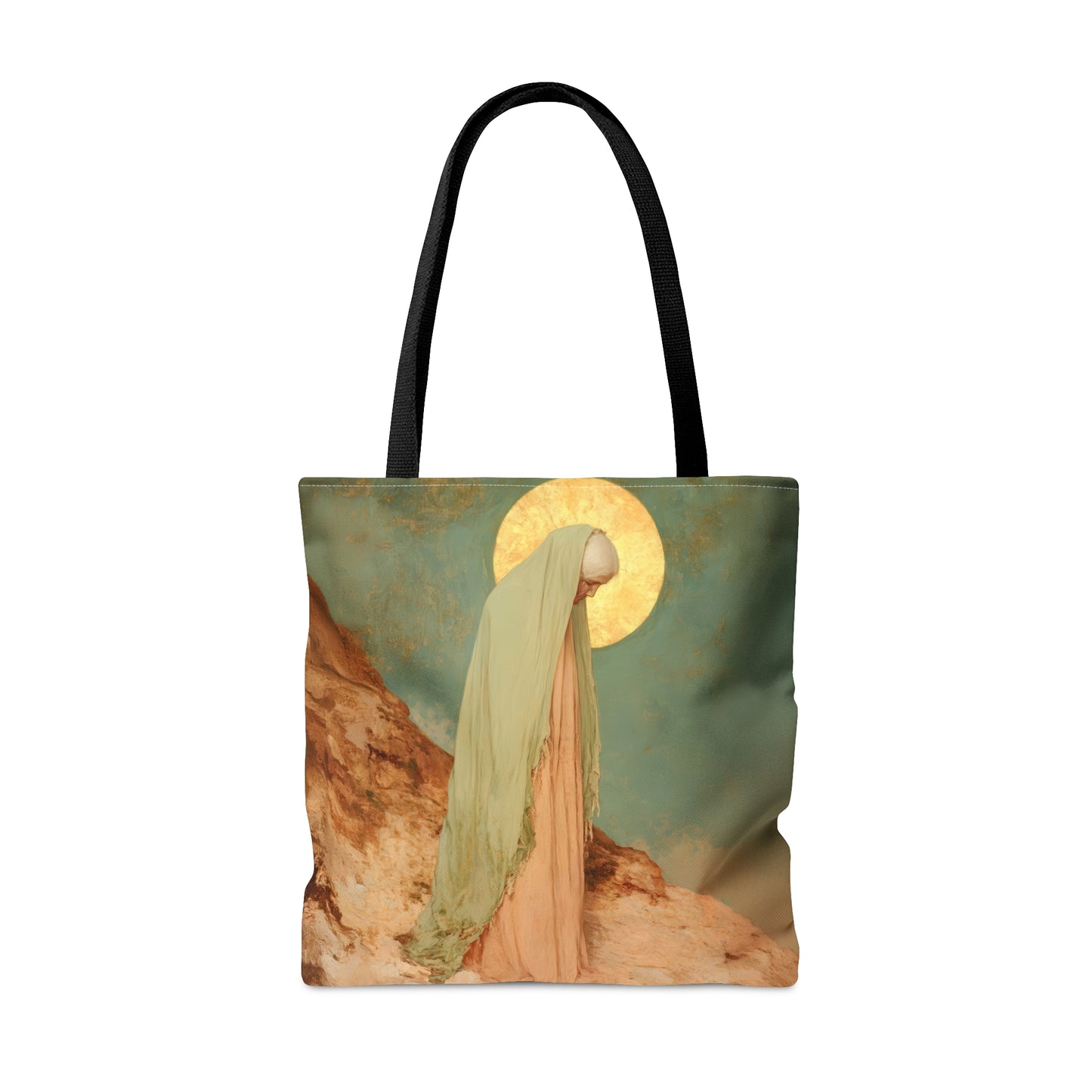 Saint Melania the Elder - Desert Mother - Tote Bag - Large Medium Small Faith Art Bag - Catholic Faith Purse
