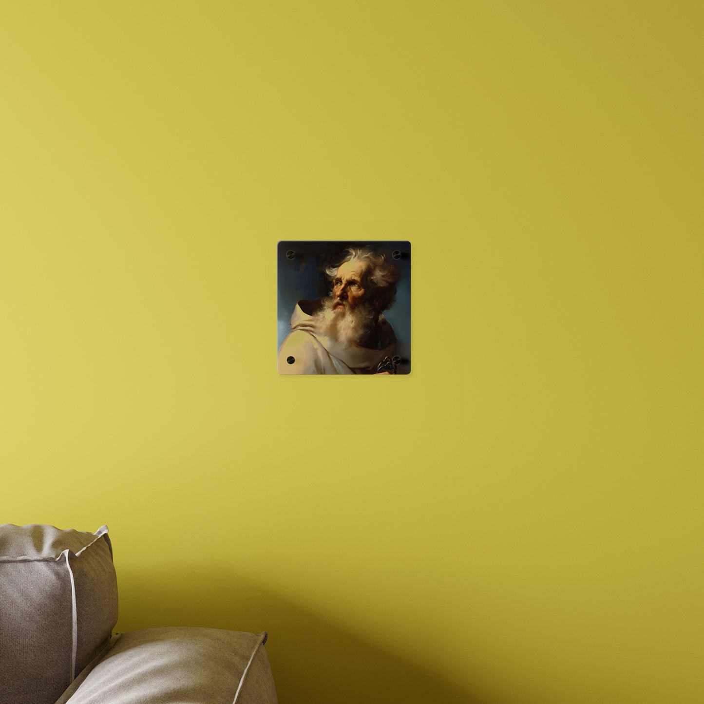 Saint Peter Acrylic Wall Art Panel - Ready to Hang Acrylic Print - Catholic Apostle Art - Patron saint Art