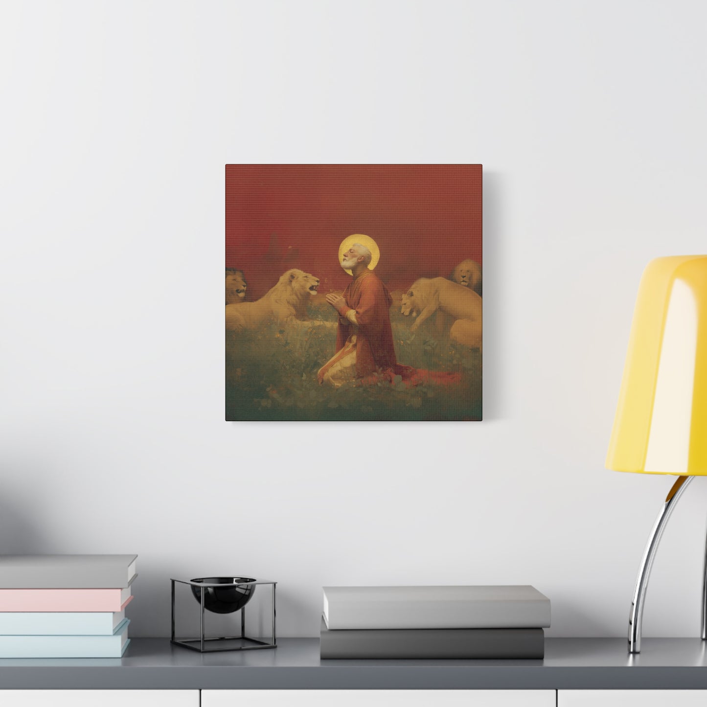 Saint Ignatius of Antioch -  Museum Wrapped Canvas - Sanctified Souls Print - Religious Art for your Home - Catholic Patron Saint Art