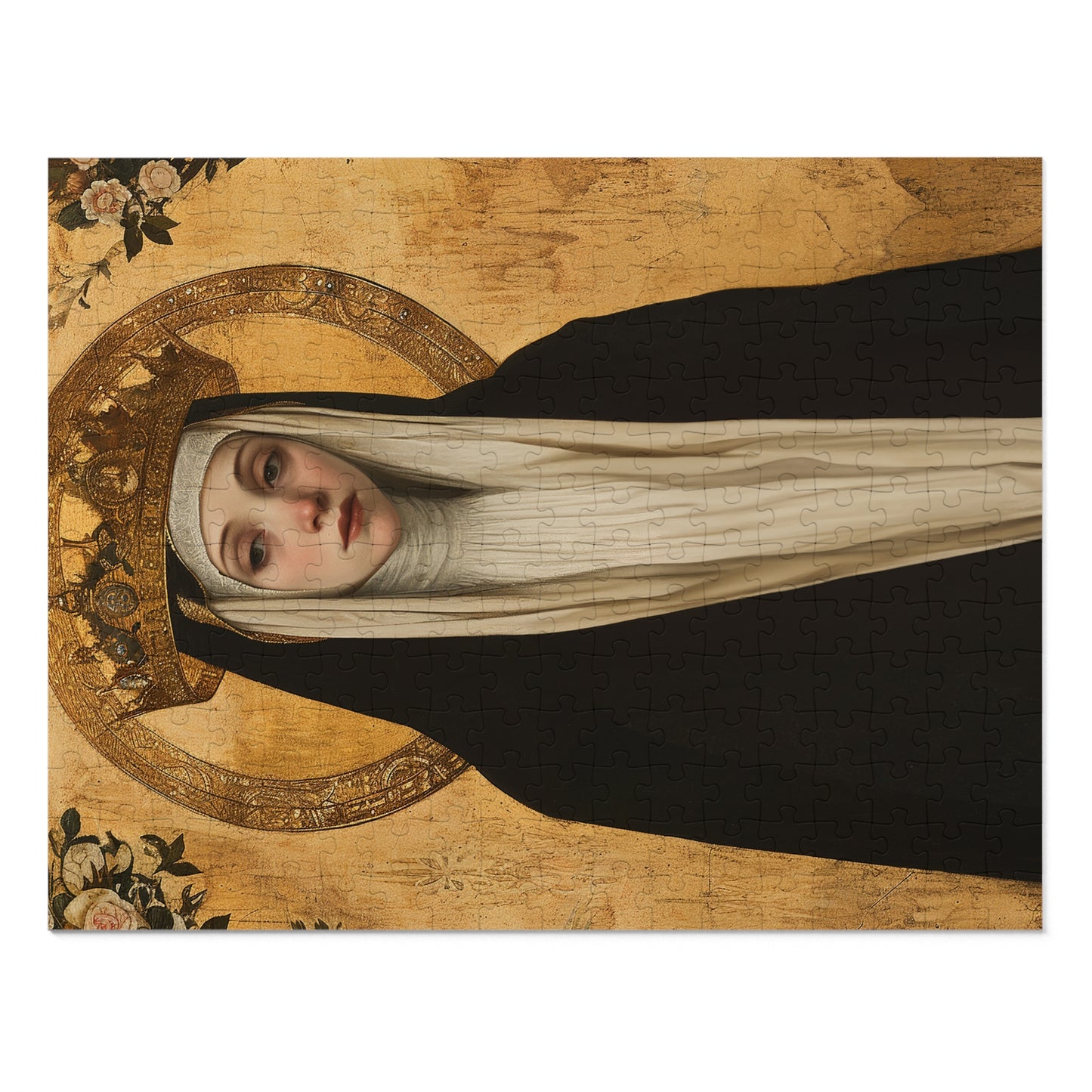 Saint Margaret of Hungary - Puzzle and Keepsake Tin - Religious Jigsaw Puzzle (30, 110, 252, 500,1000-Piece) - Religious Puzzle