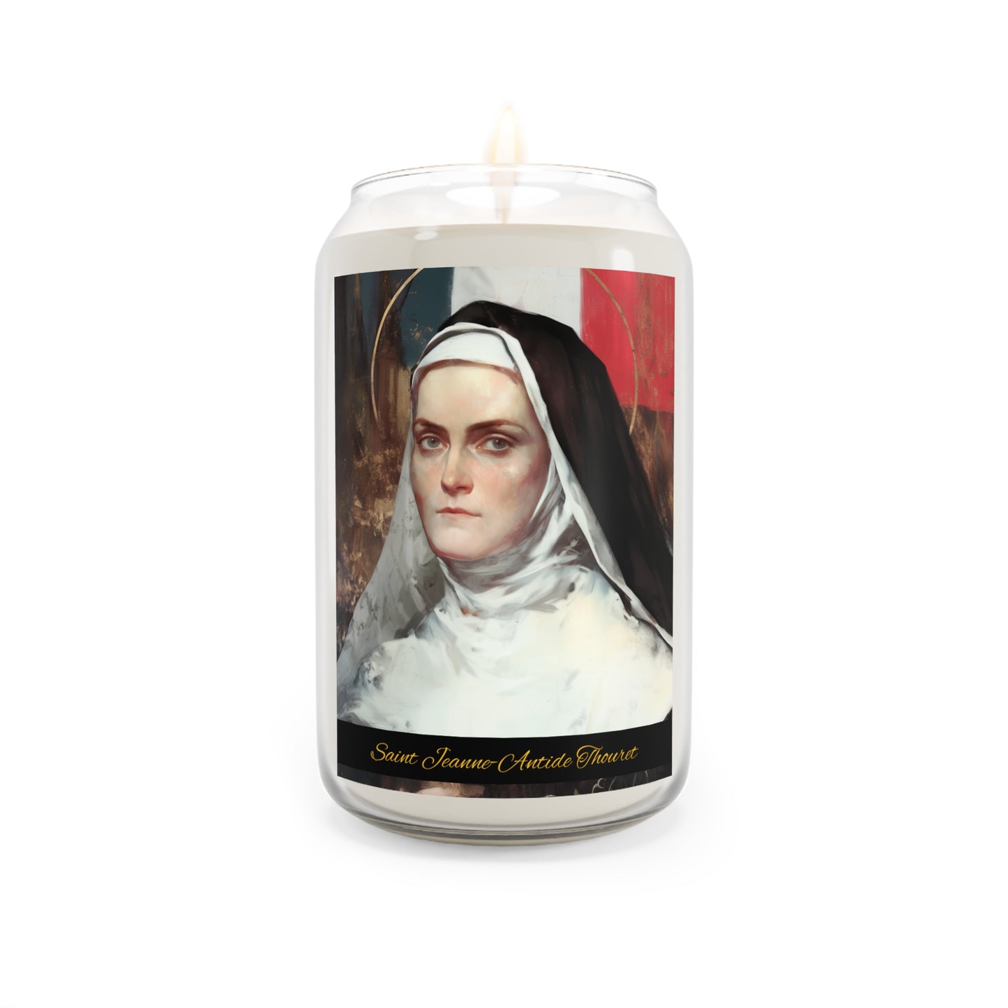Saint Jeanne-Antide Thouret - Scented Prayer Candle, 13.75oz -  Candle - Catholic Art - prayer room Scented Candle - Religious Saint Art