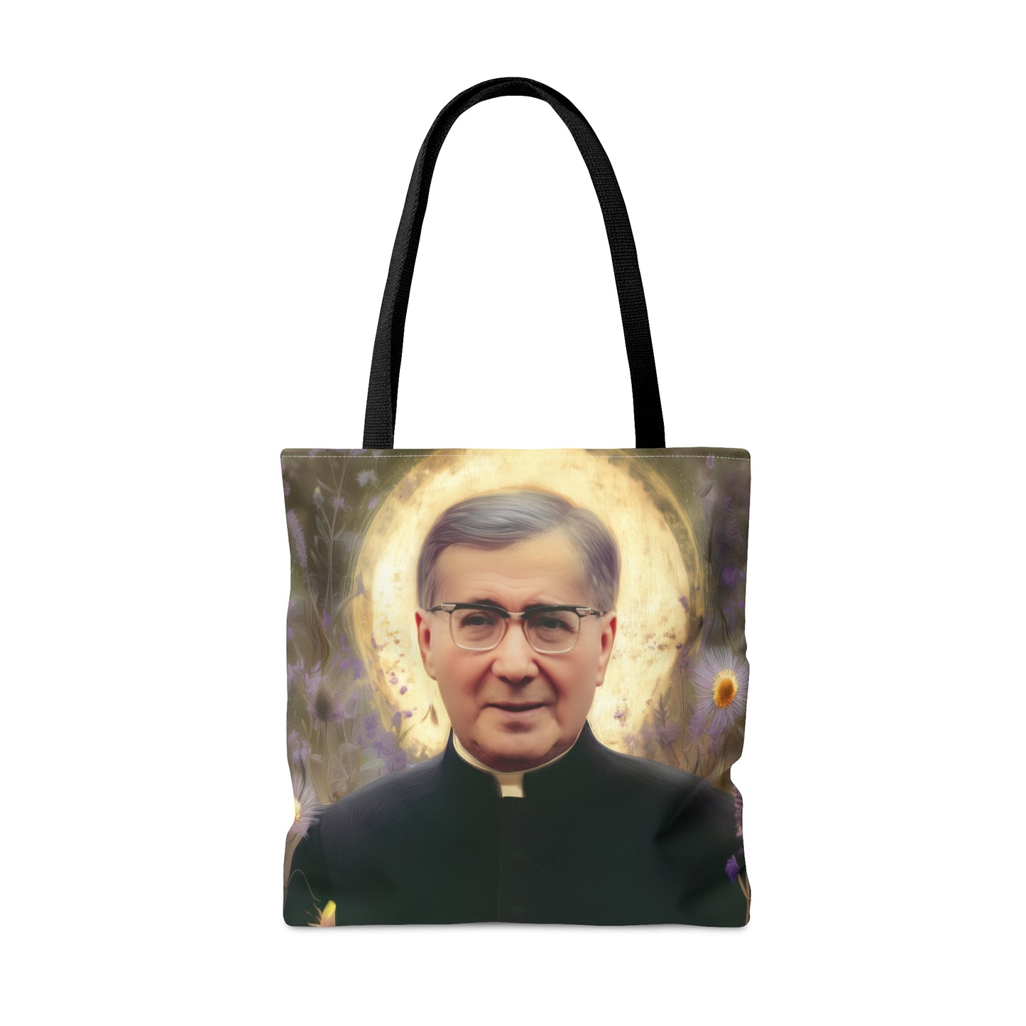 Saint Josemaría Escrivá - Tote Bag - Large Medium Small Faith Art Bag - Catholic Faith Purse - Double Sided