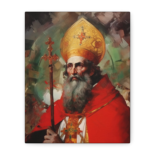 Saint Eusebius of Vercelli Canvas Print - Multiple Sizes - Catholic Home art - Museum Wrapped Canvas - Sanctified Souls Print