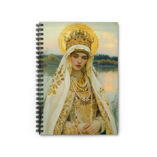 Saint Olga of Kyiv Sanctified Souls Art - Religious - Spiral Notebook - Ruled Line - Religious art - Saint Artwork