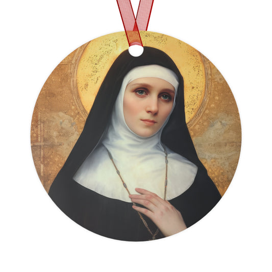 Saint Benedetta Cambiagio Metal Ornament - Religious Holiday Christmas Ornament and Keepsake - Catholic Religious Keepsake