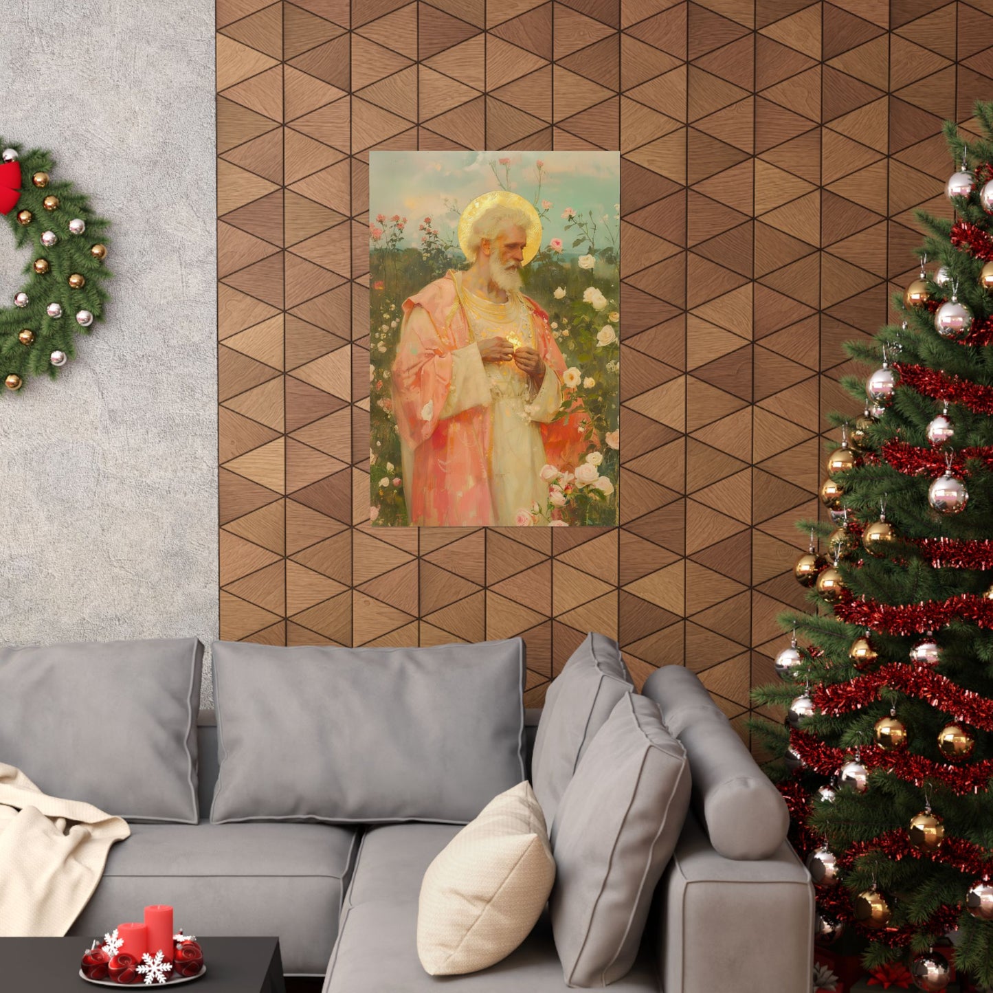 Saint Valentine -  Catholic Art - Multiple Sizes - Premium Posters - Catholic Art - Christian Home - Catholic Saint Art
