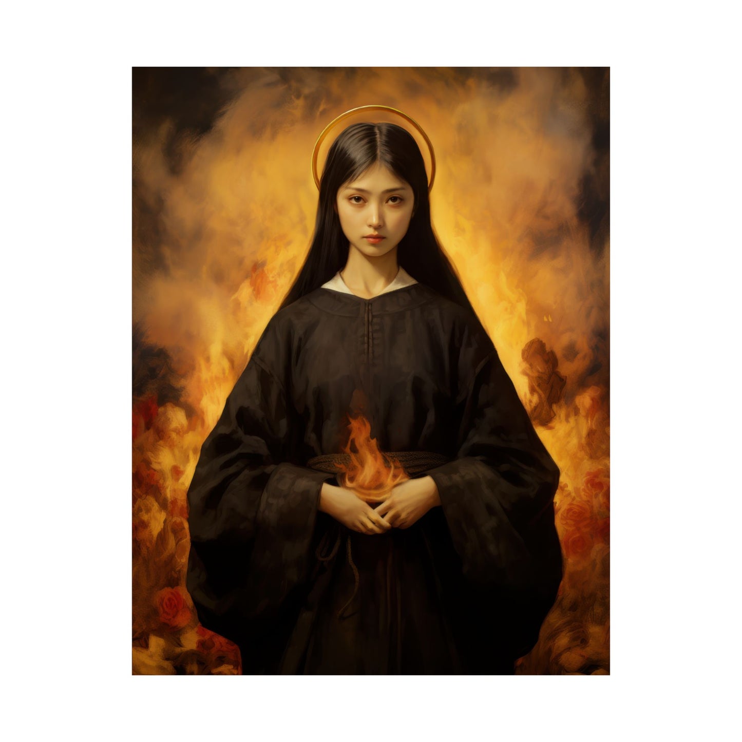 Blessed Mary Magdalen Kiota - Sanctified Souls Print - Multiple Sizes - Premium Posters - Catholic Art - Christian - Gifts for Catholics