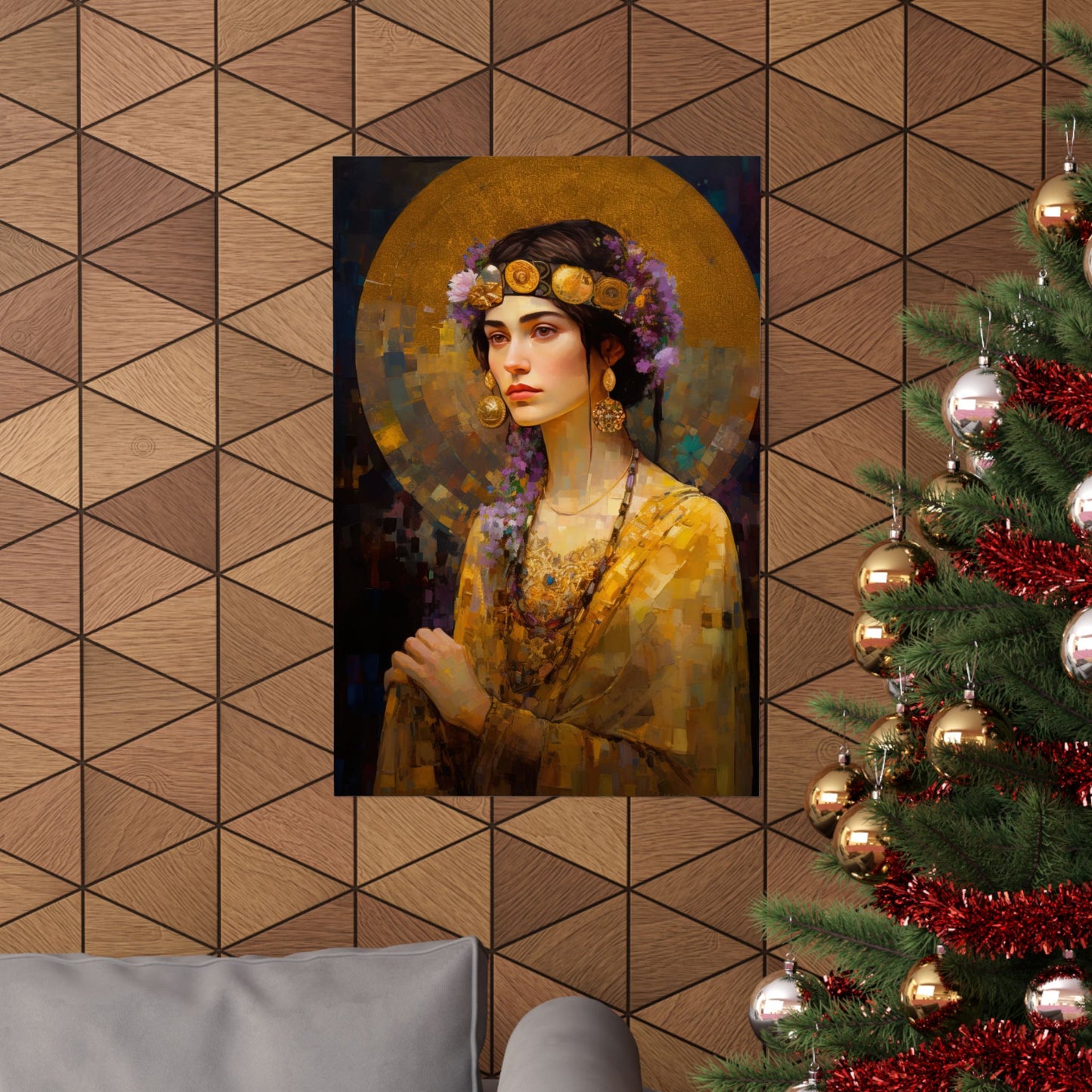 Saint Lydia Purpuraria - Sanctified Souls Print - Multiple Sizes - Premium Matte Vertical Posters
