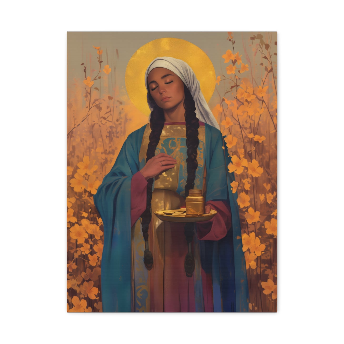 Saint Hermione of Ephesus - Gallery Wrapped Canvas - Print - Religious Art for your Home - Catholic Art Print