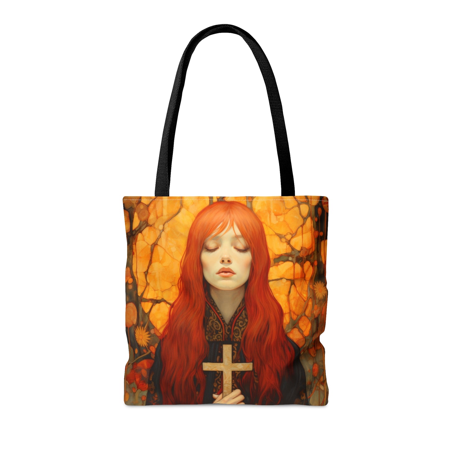 Saint Mary Magdalene Tote Bag - Large Medium Small Faith Art Bag - Catholic Faith Purse - Double Sided - Religious Art Purse