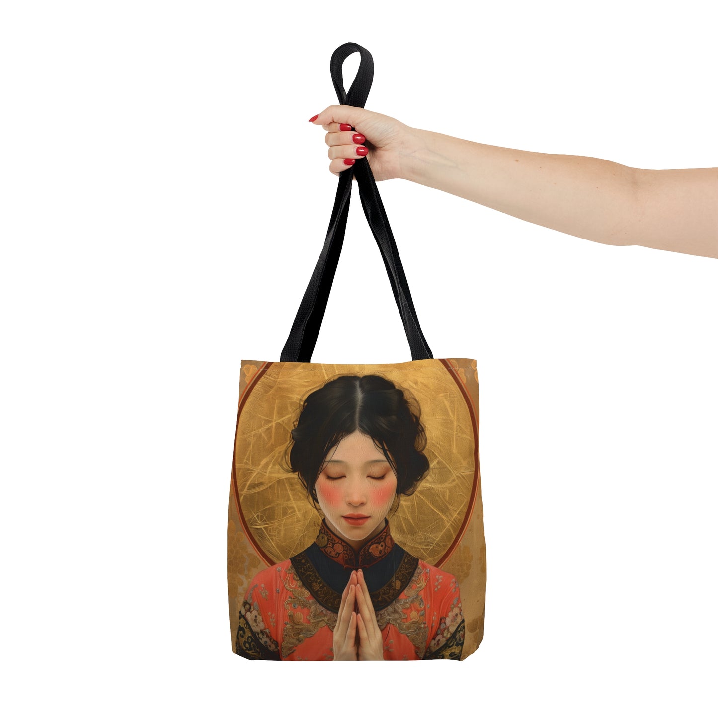 Saint Lucy Yi Zhenmei Tote Bag - Purse - Three sizes - Faith Art Bag - Catholic faith inspired carry-all purse - Double Sided