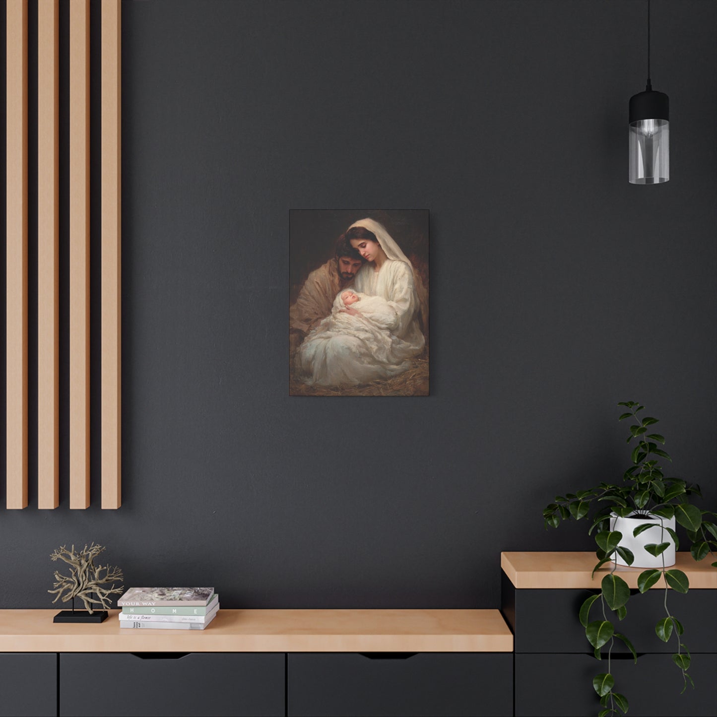 The Quiet Kingdom of the Holy Family - Gallery Wrapped Canvas - Print - Religious Art for your Home - Catholic