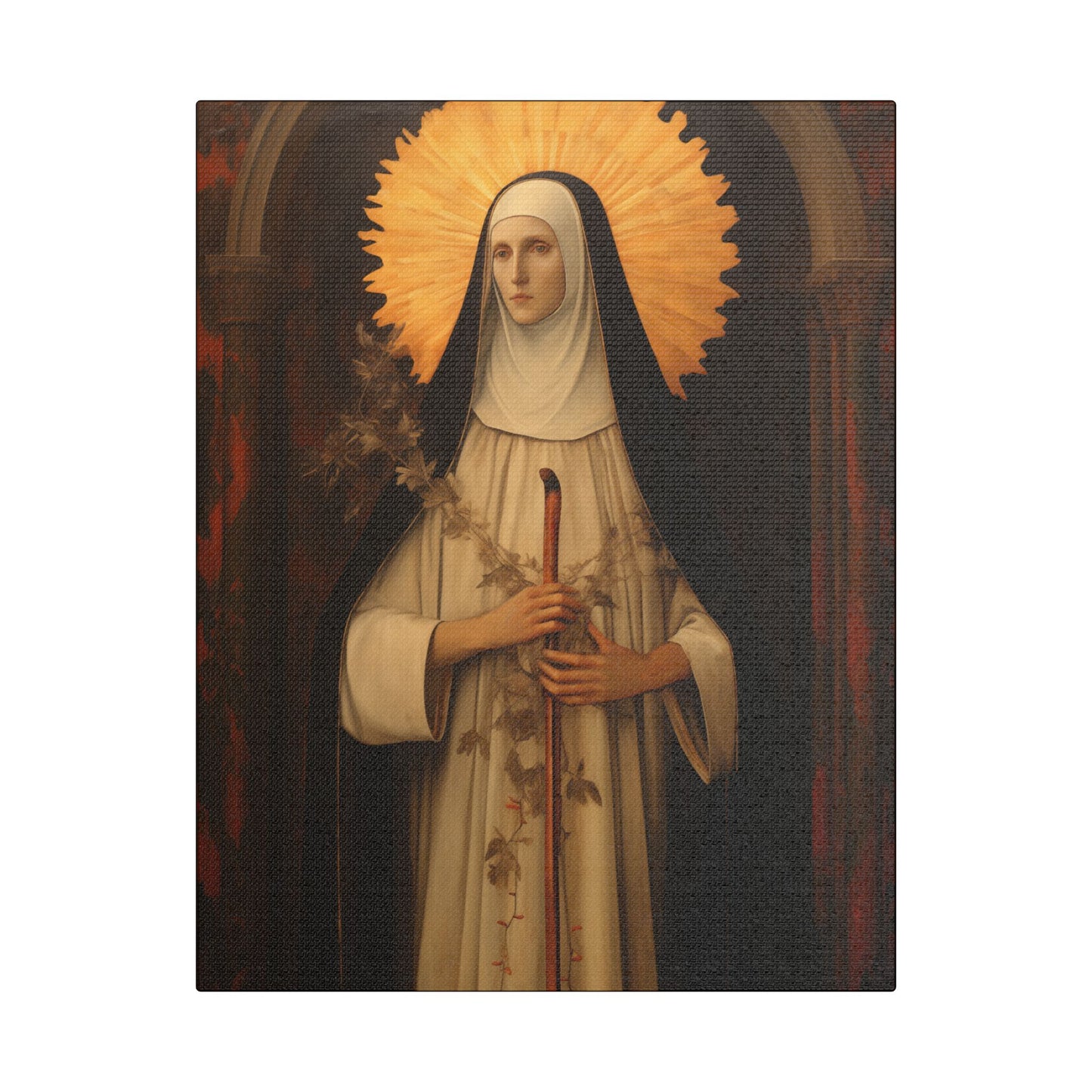 Saint Margaret of Castello - Museum Wrapped Canvas - Sanctified Souls Print - Religious Art for your Home - Blessed Margaret of Castello