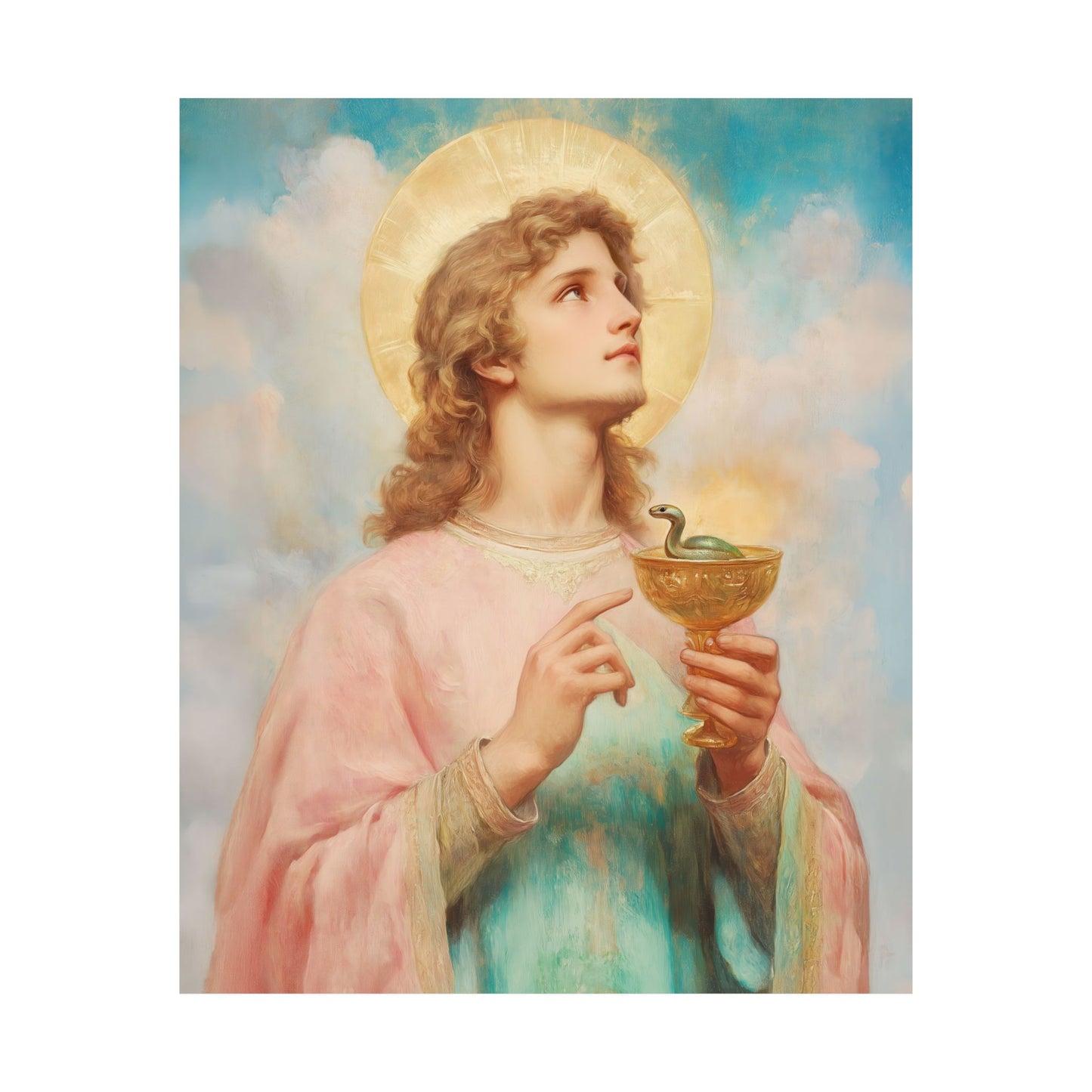 Copy of Saint John the Apostle - Sanctified Souls Print - Multiple Sizes - Premium Matte Vertical Posters