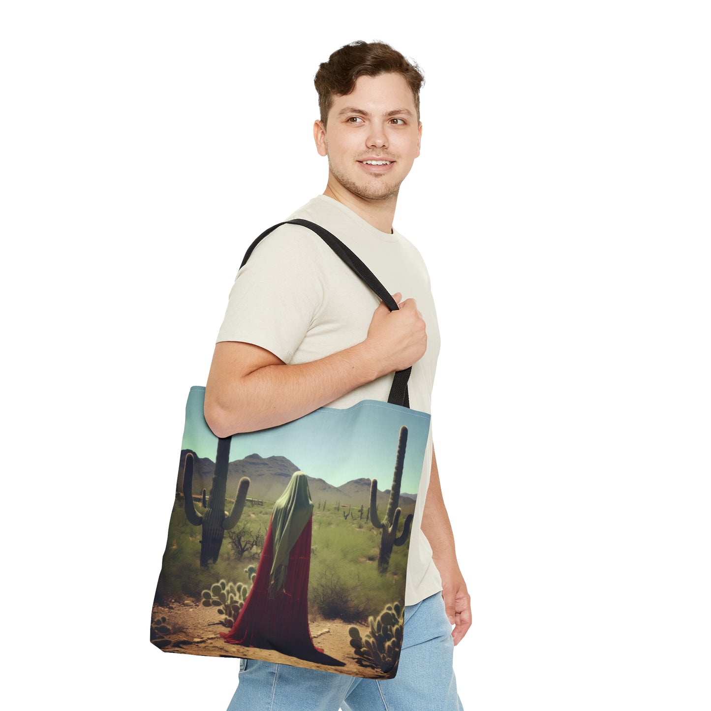 Saint Melania the Elder, Desert Mother Tote Bag - Large Medium Small Faith Art Bag - Catholic Faith Purse - Religious Carry All Reusable